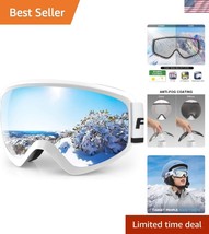 Kids Ski Goggles - Over Glasses Design, Anti-Fog &amp; UV Protection for Age... - $840.68 MXN