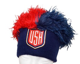World Cup Toronto - USA Hockey Flair Hair Beanie Cap - Unisex One Size 2016 - $15.00