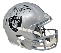 Bo JACKSON Signé Oakland Raiders Complet Taille Vitesse Réplique Casque Bas ITP - £266.71 GBP