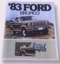 1983 FORD BRONCO DEALER BROCHURE CATALOG ORIGINAL - $152.01 MXN