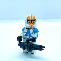 Star Wars 332nd Company Ahsoka&#39;s Clone Trooper with Armor Minifigure Bricks Toys - £2.78 GBP