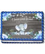 1/2 Sheet A Little Peanut Elephant Edible Image Edible Baby Shower Cake ... - $483.92 MXN
