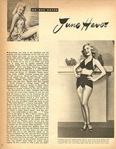 June Haver Leggy original clipping magazine photo 1pg 8x10 #R3579 - £3.84 GBP
