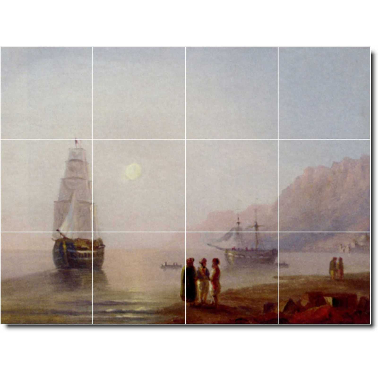 Aivazovsky ivan a conversation on the shore dusk