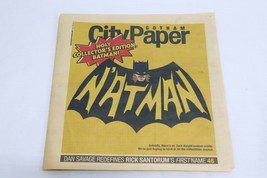 ORIGINAL Vintage Aug 17 2011 Pittsburgh City Paper Newspaper Batman Homa... - $29.69