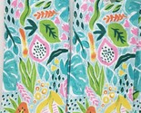 Set of 2 Same Printed Kitchen Terry Towels (15&quot;x25&quot;) MULTICOLOR FLOWERS, MI - $12.86