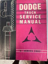 1962 Dodge Camion S Serie Servizio Negozio Riparazione Officina Manuale OEM - £27.53 GBP