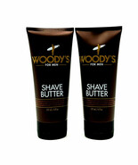 Woody&#39;s For Men Shave Butter 6 oz-2 Pack - $47.95 CAD