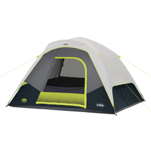 Tent Lighted 6-Person Instant Camping Cabin Led Dome Core Person Hub Shelter  - £141.74 GBP