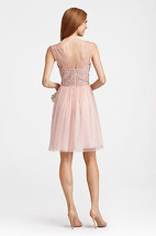 Suzi Chin for Maggy Boutique Nora Lace Dress Peach Size 16 NWT - £64.83 GBP
