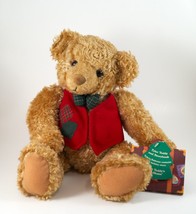 Hallmark Plush Bear &quot;Tyler Teddy&#39;s New Home&quot; with Book 10&quot; Sitting Vinta... - $12.99