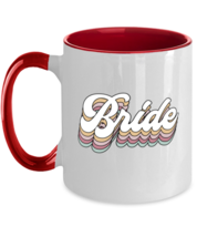 Bride Mugs Bride, Bachelorette, Retro Red-2T-Mug  - £14.34 GBP