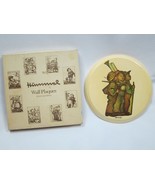 Vintage Hummel Wall Plaque 3 Boys Round Glazed Chalkware 7&quot; w/ Original ... - £10.21 GBP