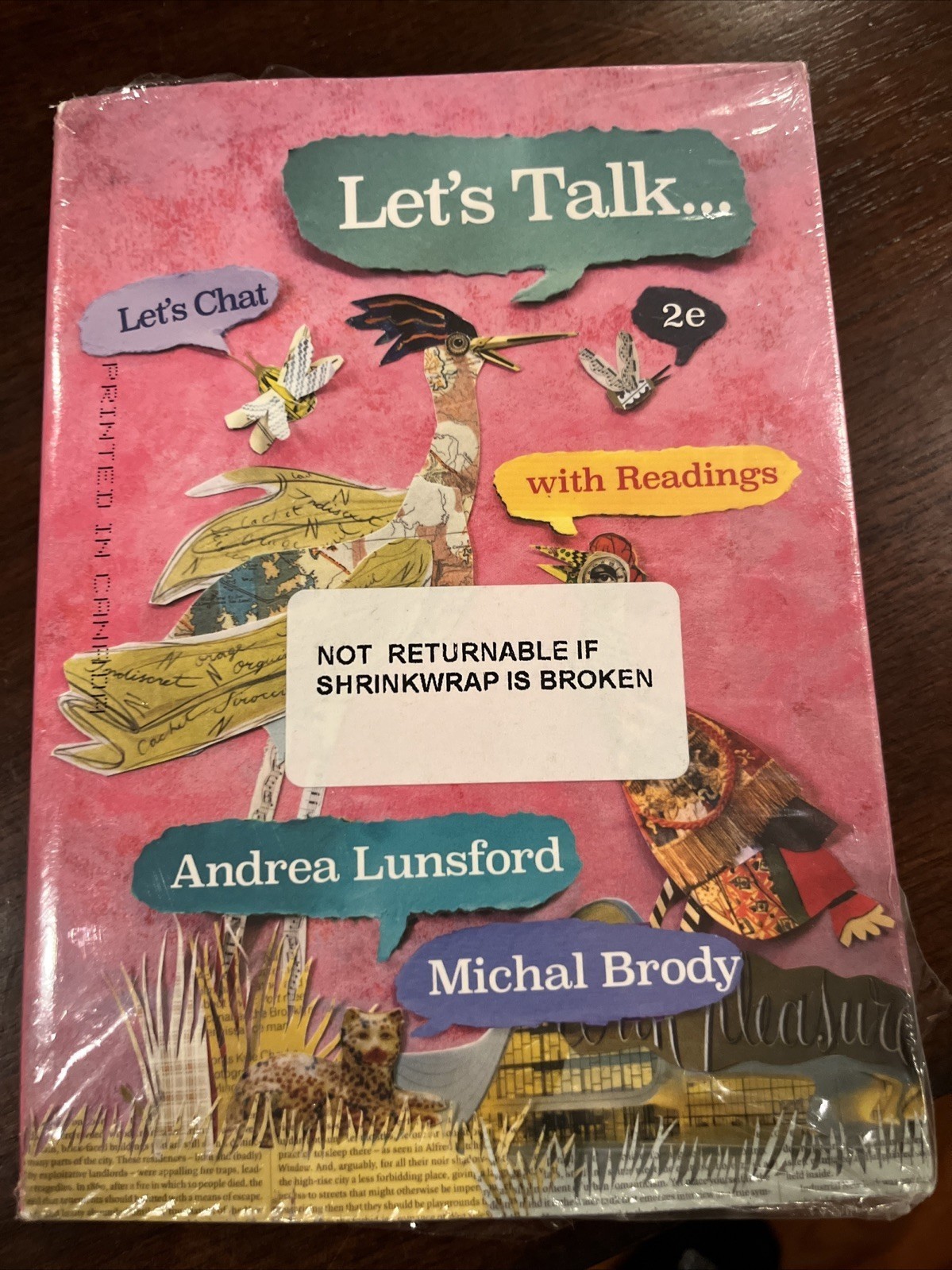 Let’s Talk Let’s Chat With Readings Andrea Lunsford Michal Brody - $36.45