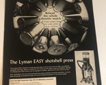 1960s Lyman Shot Shell Press Vintage Print Ad Advertisement pa13 - £4.63 GBP