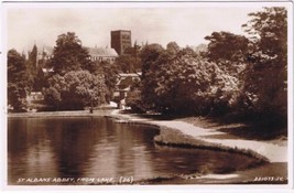 Postcard RPPC St Albans Abbey From Lane England UK - £2.35 GBP