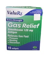 ValuRx Gas Relief-Relieves Gas Fast/Pressure/Bloating/Discomfort-15 Soft... - $143.86 MXN