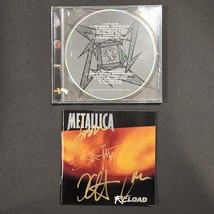 Metallica signed cd Reload, 4 members, Original, Vintage, Great Gifts - $3,516.39 MXN