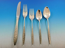 Spanish Lace by Wallace Sterling Silver Flatware Service for 8 Set 46 Pieces - £2,141.59 GBP