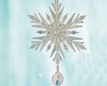 Lenox Disney Frozen Princess Queen Elsa&#39;s Snowflake Ornament Cameo Chris... - $19.00