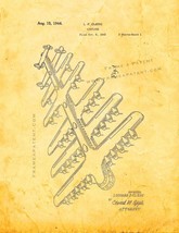 Airplane Patent Print - Golden Look - $7.95+