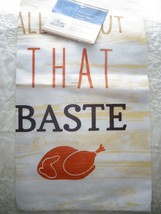 All About That Baste Cotton Tea Towel By Home Collection - £4.50 GBP