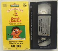 VHS Sesame Street - Ernie&#39;s Little Lie and Other Stories (VHS, 1991) - £11.90 GBP