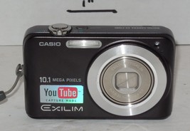 Casio Exilim EX-Z1080 10.1MP Digital Camera - Black Tested Works - £58.11 GBP