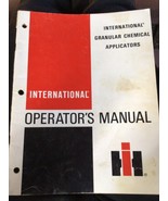 International ~ Granular Chemical Applicators ~ Operators Manual 1975 - €12,74 EUR