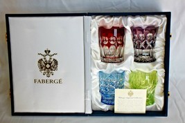 Faberge  Na Zdorovya Glasses  set of 4 Edition  - £688.55 GBP