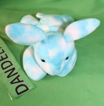 Fiesta Blue Tie Dye Bunny Rabbit Stuffed Animal Toy - £11.62 GBP