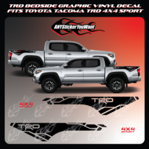 TRD Bedside Graphic Vinyl Decal Fits Toyota Tacoma TRD 4x4 Sport - $55.74