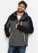 BP Waterproof Winter Coat in Slate/Black Chest Size 44 Reg (ccc336) - £31.14 GBP
