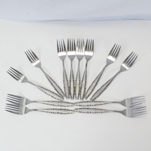 Oneida Northland Love Story Salad Forks Japan Stainless 6.75&quot; Lot of 12 - £36.02 GBP