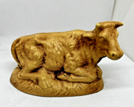 Christmas Nativity Replacement Cow Oxen Figurine Laying Kneeling Sitting... - £13.36 GBP