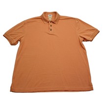 Joseph Jos. A Bank Shirt Mens Large Orange Polo Modal Dress Camp Casual - £14.39 GBP