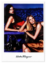 Salvatore Ferragamo Luxury Fashion Models 2014 Full-Page Print Magazine Ad - $9.70