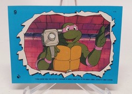 1990 Teenage Mutant Ninja Turtles Movie Stickers #9 Donatello Filming NM - $0.98