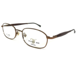 Bulova Eyeglasses Frames PRINCETON THE CHESTNUT Brown Exotic Wood 51-19-140 - £44.17 GBP
