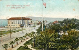 DB Postcard I379 Hotel Virginia from Park Long Beach Rieder 1909 Germany As Is - $7.43