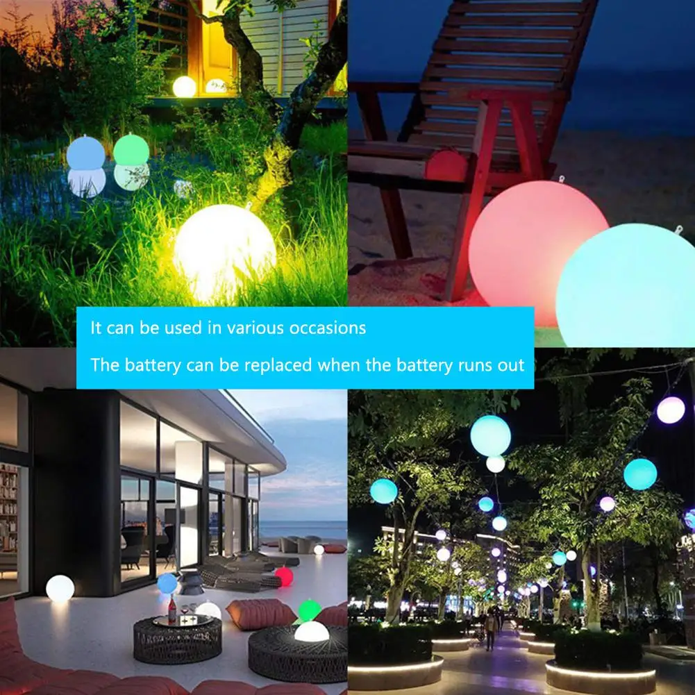 G pool inflatable beach ball with led light party balloon beach led light swimming toys thumb200