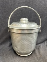 Vintage Hammered Aluminum Made In Italy Ice Bucket - $9.90