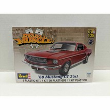 Revell Muscle &#39;68 Mustang GT 2&#39; n 1 Model Car Kit #85-4215, 1:25 Scale New - $23.50