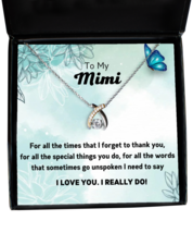 To my Mimi,  Wishbone Dancing Necklace. Model 64024  - $59.95