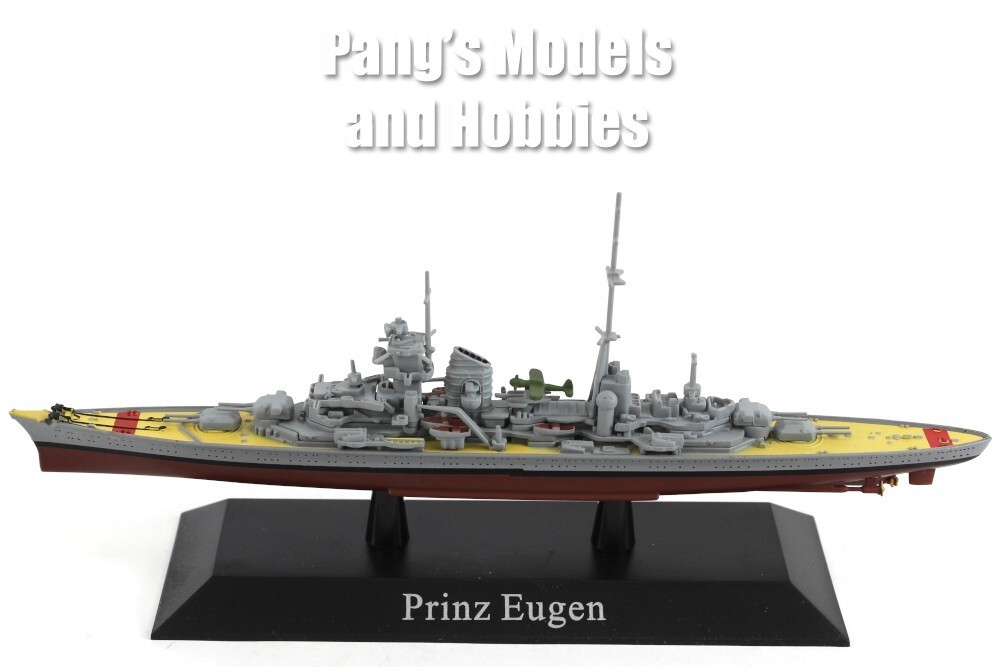 German Cruiser Prinz Eugen 1/1250 Scale Diecast Model Ship - $34.64