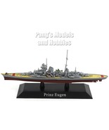 German Cruiser Prinz Eugen 1/1250 Scale Diecast Model Ship - $637.95 MXN