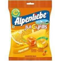 Alpenliebe Juicy fills Candy, Orange &amp; Mango Flavour, Assorted Toffee (40 Pcs) - £10.94 GBP
