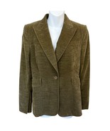Costume national Green Velour One Button Blazer Size 42 US 6? - $101.11 CAD