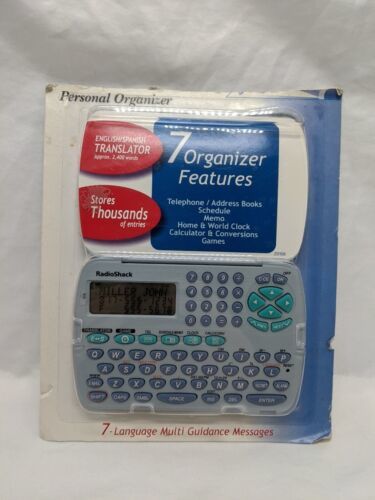 Radio Shack Personal Organizer English/Spanish Translator Schedule Memo ... - $19.80