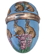 Halcyon Days Hare &amp; Hyacinth Mini Egg - £38.53 GBP